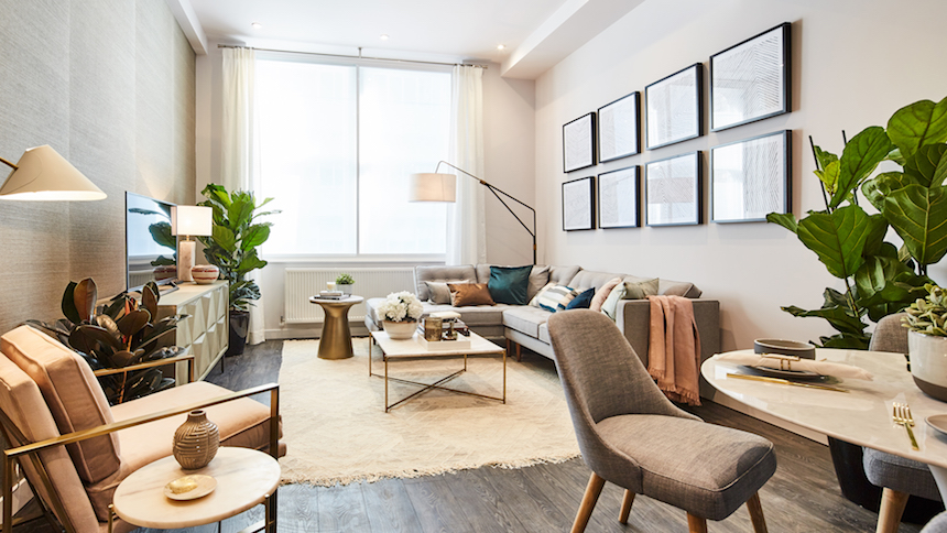 Living room at Orleans House